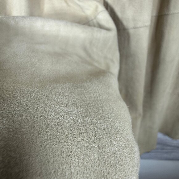 Vintage Dsquared 2 Button Down Natural Suede Maxi Skirt With Pockets Size 40/S - Picture 12 of 14